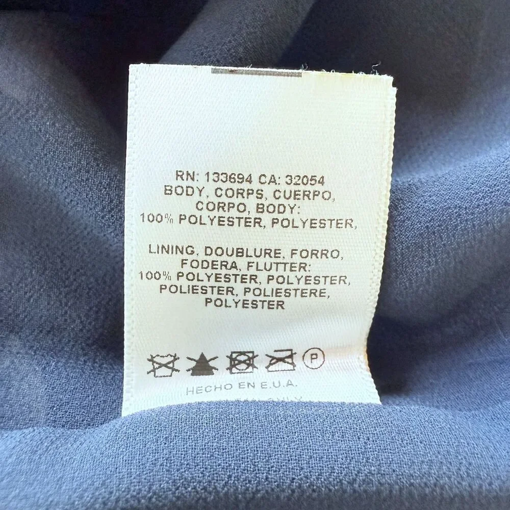 NWT Anthro Paper Crown Primrose Wide Leg Floral Pleated Pants in Blue & Yellow 8 - Picture 9 of 12